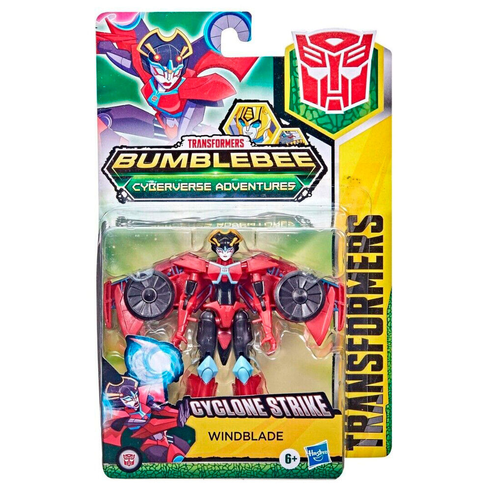 Vue rapprochée du visage détaillé d'une figurine Transformers Cyberverse Hasbro