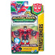 Vue rapprochée du visage détaillé d'une figurine Transformers Cyberverse Hasbro