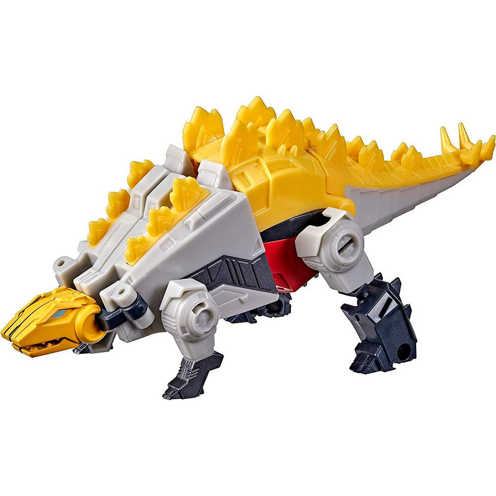 Vue arrière d'une figurine Transformers Cyberverse montrant les détails du dos et des jambes