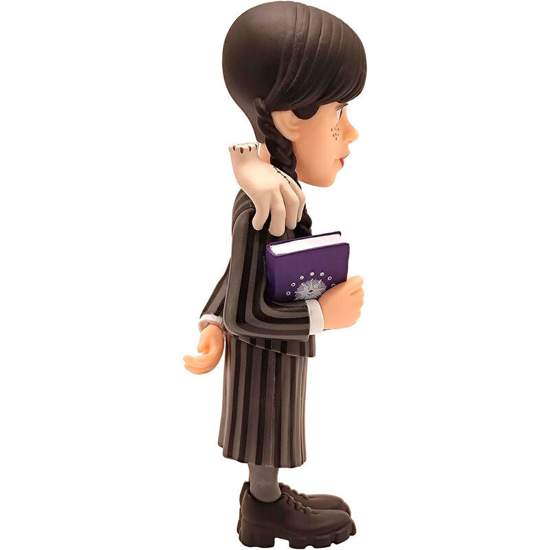 Packaging officiel de la figurine Minix Wednesday et Thing 12 cm
