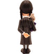 Figurine Minix de Wednesday montrant les expressions faciales caractéristiques