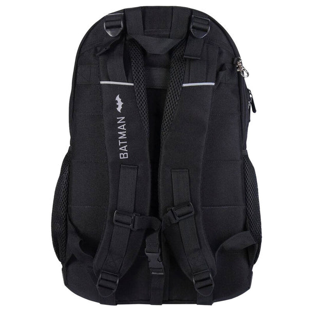 Sac à dos Batman DC Comics CERDÁ vue de face avec logo emblématique