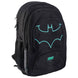 Sac à dos Batman DC Comics porté par un enfant en extérieur, montrant le confort