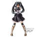Vue avant détaillée de la figurine Shy Lady noire de 17cm par BANPRESTO, montrant ses finitions précises.