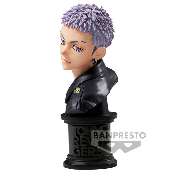 Figurine Takashi Mitsuya Tokyo Revengers vue de face avec détails précis et couleurs vives