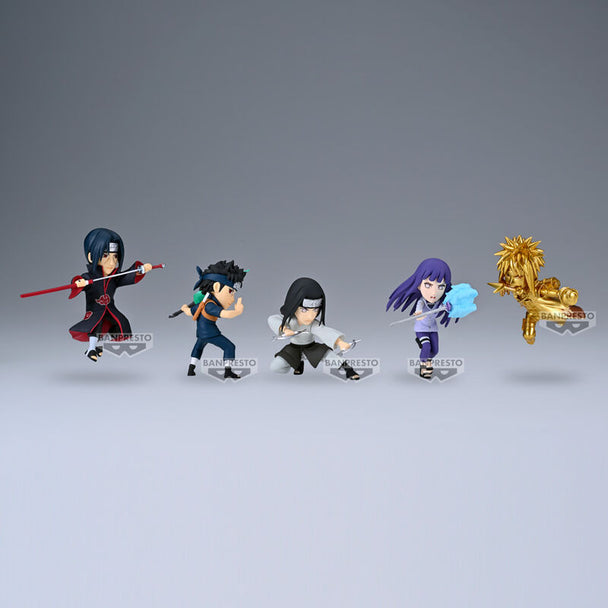 Vue latérale de la figurine BANPRESTO Naruto Shippuden Narutop99 vol.3 en position dynamique