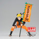 Profil gauche de la figurine Naruto Uzumaki Naruto Shippuden montrant l'expression déterminée