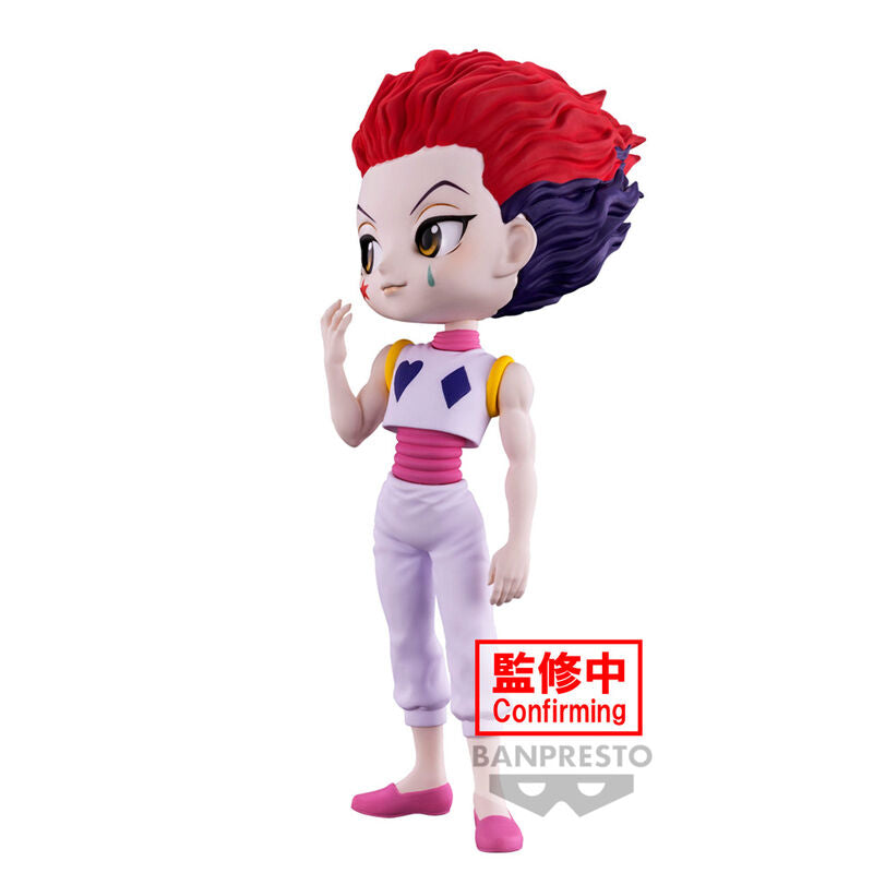 Vue arrière de la figurine Hyskoa Hunter X Hunter mettant en avant les détails du costume et des cheveux