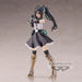 Gros plan sur le visage expressif de la figurine Shy Lady noire, soulignant la qualité de la peinture.