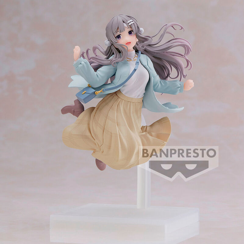 Photo rapprochée du visage expressif de Kiriko Yukoku sur la figurine BANPRESTO 13 cm