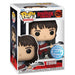 Vue détaillée de la figurine Funko POP Eddie Stranger Things en vinyle avec boîte fenêtre
