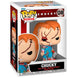 Figurine Funko POP Bride of Chucky en vinyl de 9 cm dans sa boîte vitrine, vue de face.