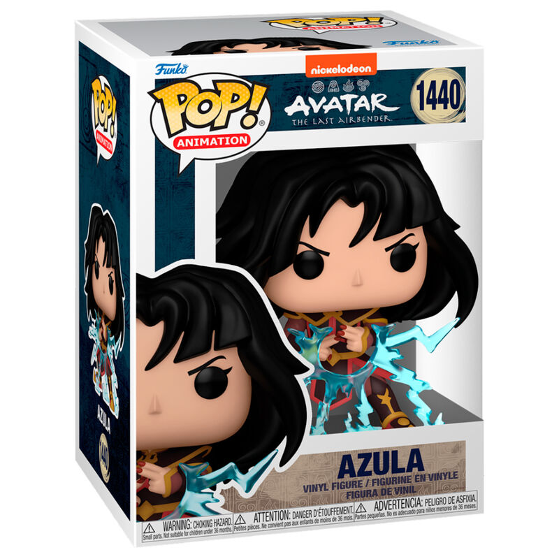 Figurine Funko POP Azula de Avatar The Last Airbender en vinyle de 9 cm dans sa boîte fenêtre