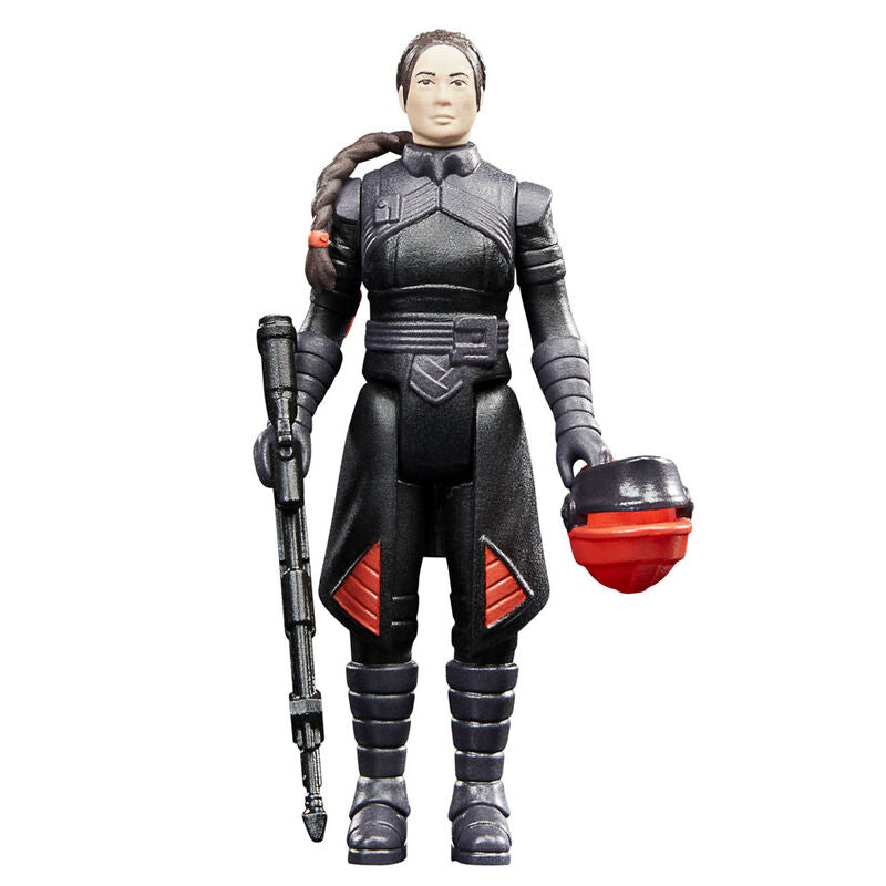 Vue avant de la figurine articulée Fennec Shand 9,5 cm de HASBRO issue de Star Wars The Book of Boba Fett