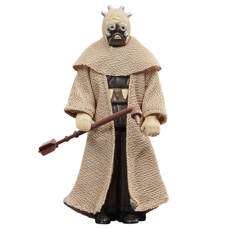 Vue latérale de la figurine Star Wars Tusken Warrior mettant en avant les articulations mobiles