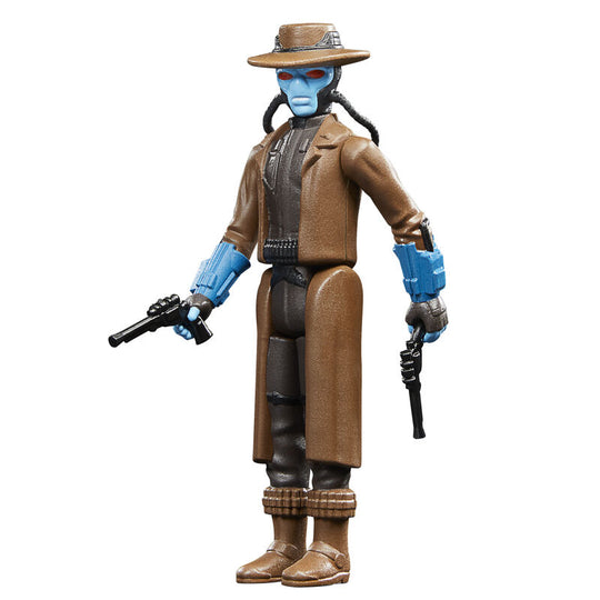 Détail de la tête et du chapeau de la figurine Cad Bane 9,5cm HASBRO avec expression menaçante