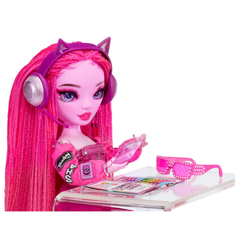 Collection complète des 6 poupées Shadow High avec la poupée Pink au centre