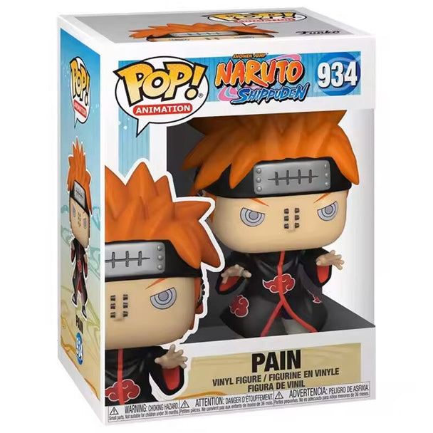 Boîte vitrine de la figurine Funko POP Naruto Pain montrant le packaging collector officiel