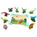 Enfant jouant avec le jeu PlayShifu Dino Touch, manipulant la tablette et interagissant avec le contenu éducatif
