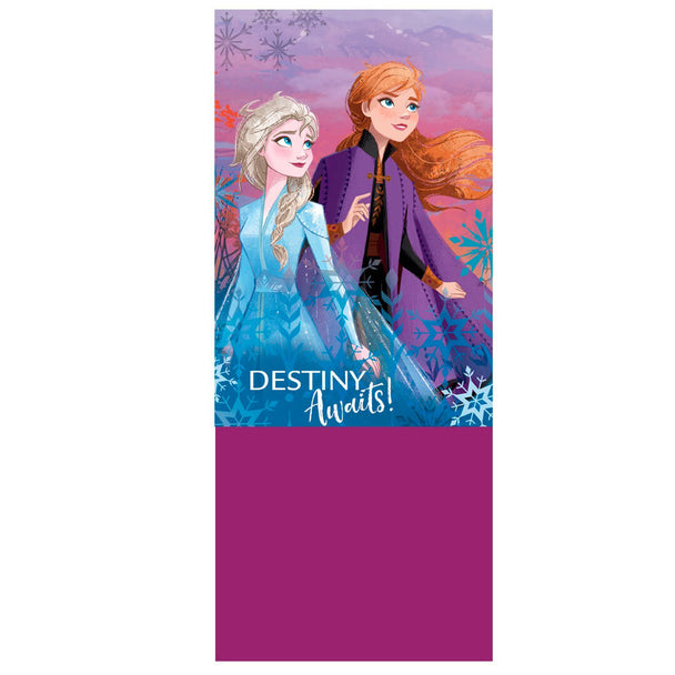 Snood corail Disney Frozen pour enfant, doux et chaud, avec motifs de la Reine des Neiges