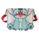 Sac porté en bandoulière illustrant son style cosplay et dimensions compactes