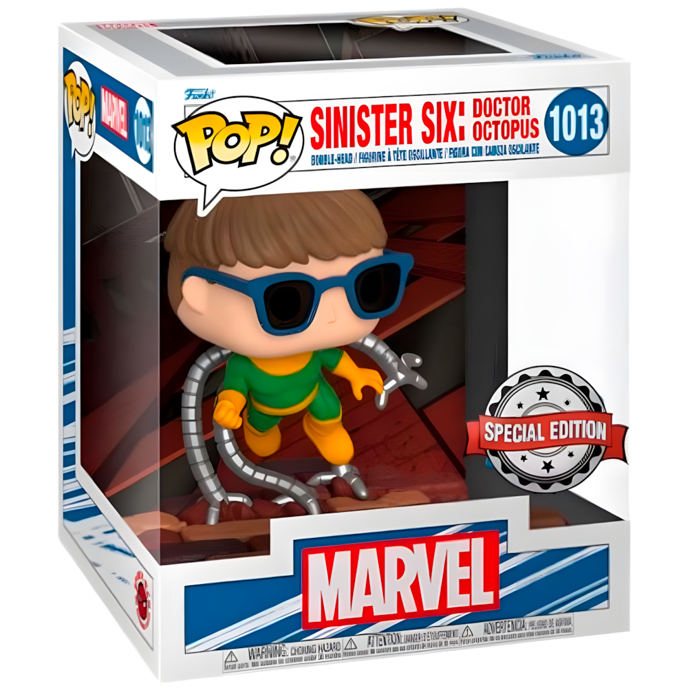 Figurine Funko POP Deluxe Doctor Octopus Marvel en vinyle dans sa boîte cadeau avec fenêtre