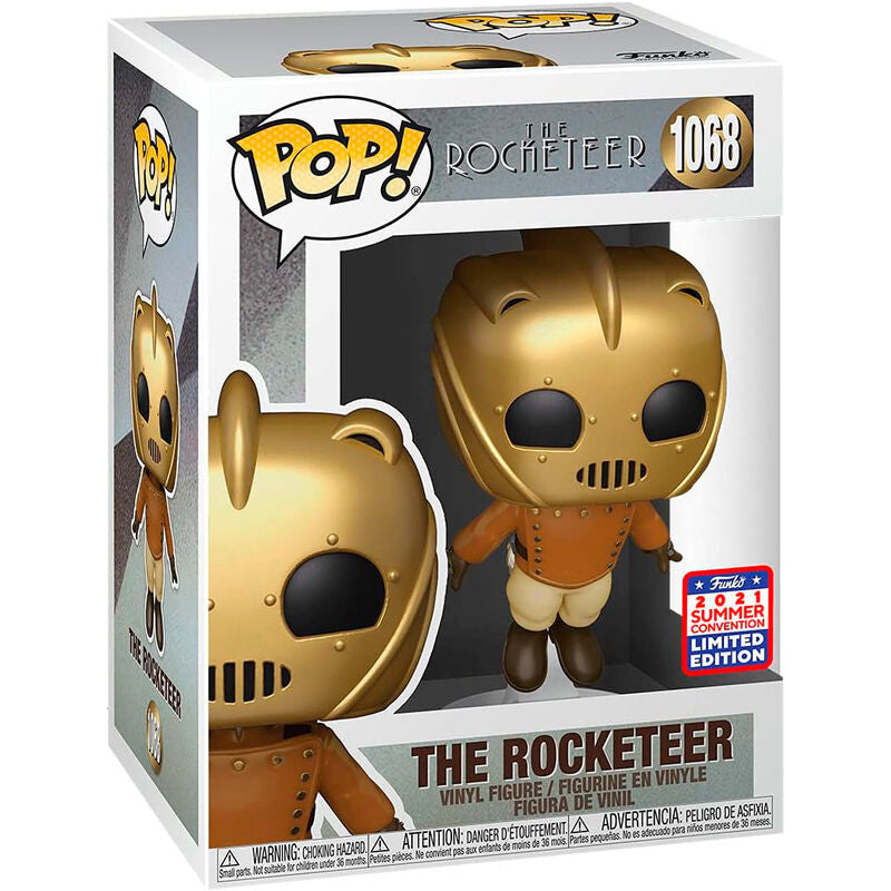 Figurine Funko POP The Rocketeer Disney exclusive en vinyle de 9 cm dans sa boîte vitrée