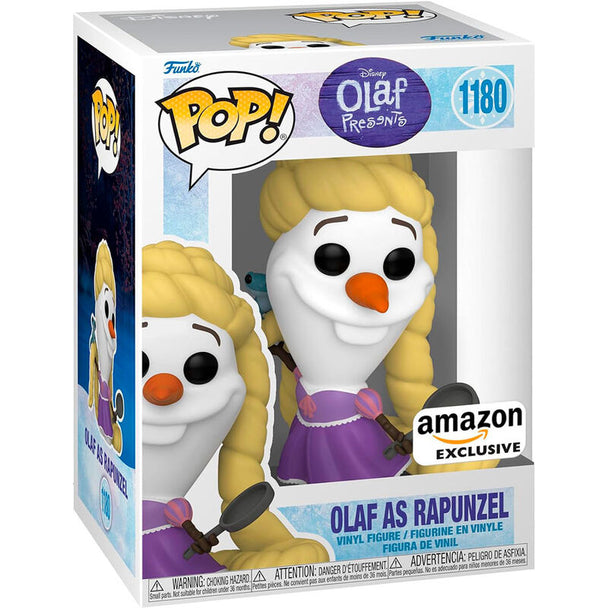 Figurine Funko POP Olaf version Rapunzel Disney en vinyle de 9 cm dans sa boîte cadeau avec fenêtre