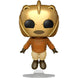Vue rapprochée de la figurine The Rocketeer Funko POP exclusive avec détails précis et boîte transparente