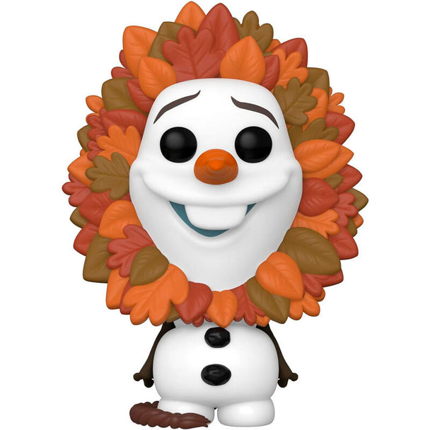 Figurine Funko POP Olaf déguisé en Simba, 9 cm, présentée dans sa boîte cadeau avec fenêtre transparente