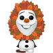 Figurine Funko POP Olaf déguisé en Simba, 9 cm, présentée dans sa boîte cadeau avec fenêtre transparente