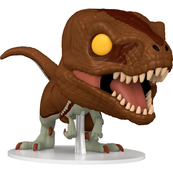 Figurine Funko POP Atrociraptor Panthera exclusive de Jurassic World 3 en vinyle dans sa boîte avec fenêtre transparente