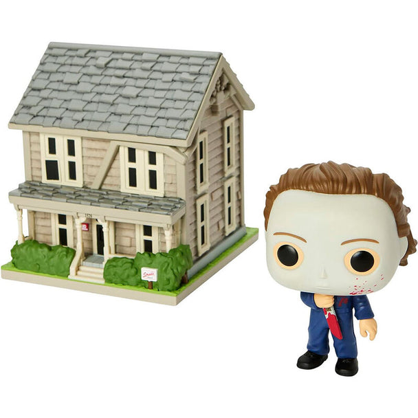 Vue de la maison Myers miniature incluse avec la figurine Funko POP Michael Myers Halloween