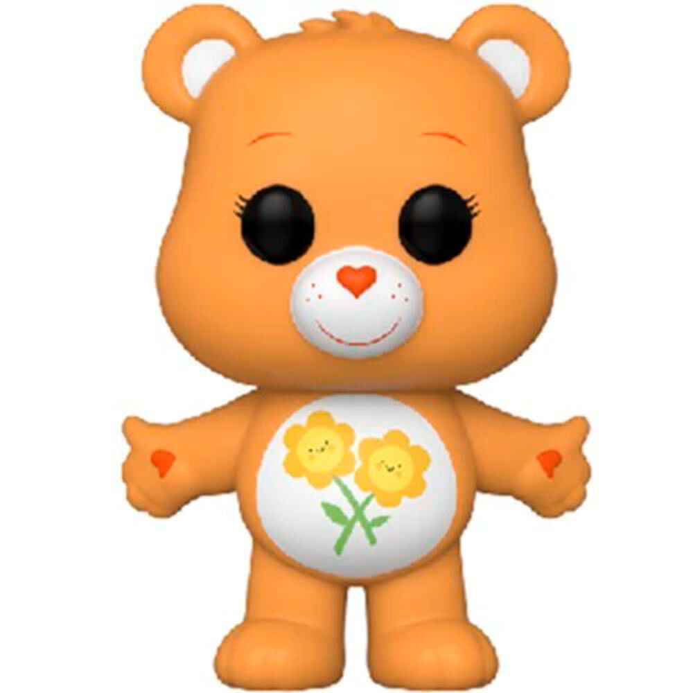 Figurine Funko POP exclusive Friend Bear 40e anniversaire Care Bears en vinyle de 9 cm dans sa boîte cadeau avec fenêtre transparente