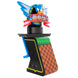Support en colonne blanche avec bande LED lumineuse et décalcomanie Marvel