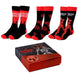 Pack de 3 chaussettes adultes Stranger Things CERDÁ taille 35-41 avec motifs colorés