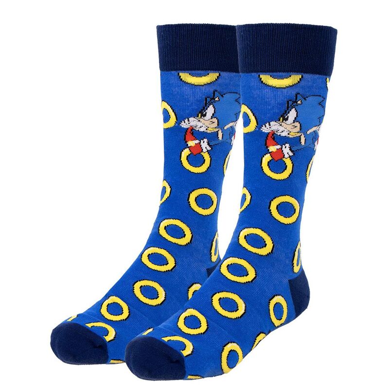 Détail de la composition en coton, polyamide et élasthanne des chaussettes Sonic CERDÁ
