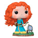 Vue rapprochée de la figurine Funko POP Merida avec détails colorés et expression déterminée