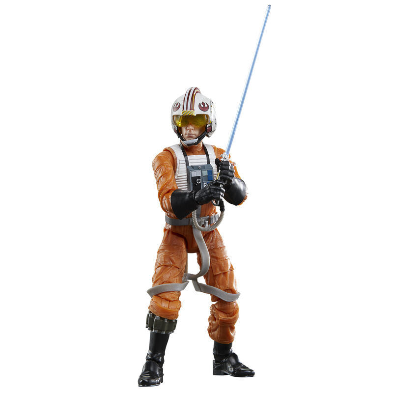 Vue latérale de la figurine articulée Luke Skywalker Star Wars