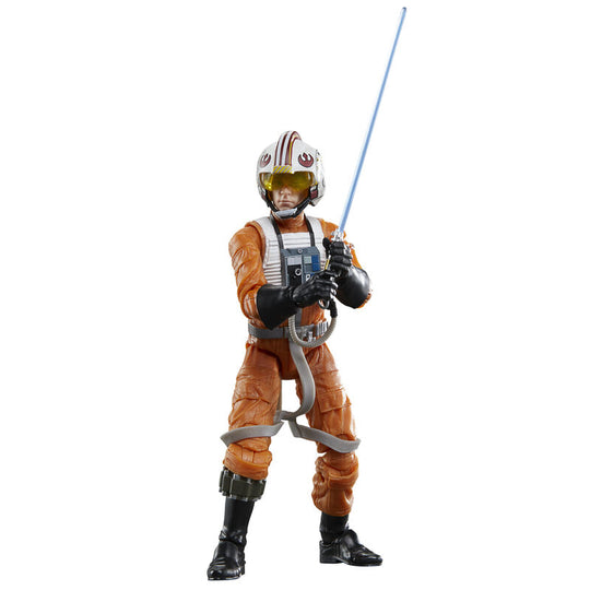 Vue latérale de la figurine articulée Luke Skywalker Star Wars