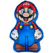 Détail du coussin Super Mario Bros 3D montrant la texture velboa et le design coloré, parfait pour décoration geek