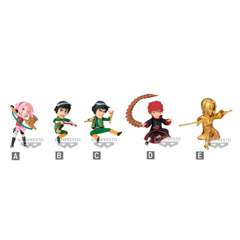Figurine Naruto Shippuden Vol.4 de 7 cm vue de face avec détails précis et couleurs vives
