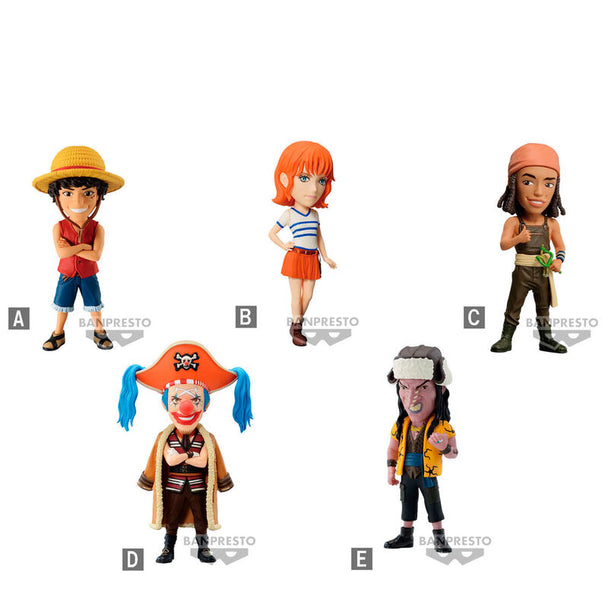 Figurine One Piece Netflix Vol.1 de 7cm par BANPRESTO vue de face avec détails précis