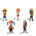 Figurine One Piece Netflix Vol.1 de 7cm par BANPRESTO vue de face avec détails précis