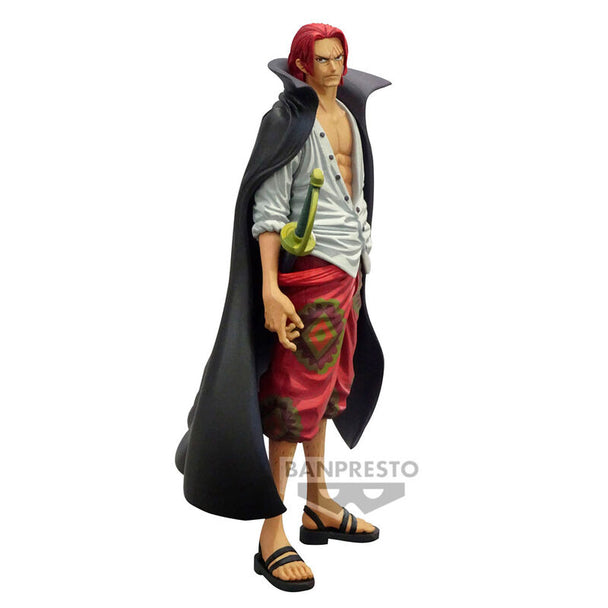 Figurine Shanks One Piece King of Artist vue de face avec détails précis et couleurs vives