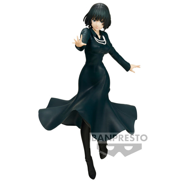 Figurine Hellish Blizzard One Punch Man vue de face, hauteur 18 cm, détails précis et couleurs vives