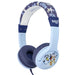 Casque enfant Bluey OTL TECHNOLOGIES vue de face avec coussinets bleus doux
