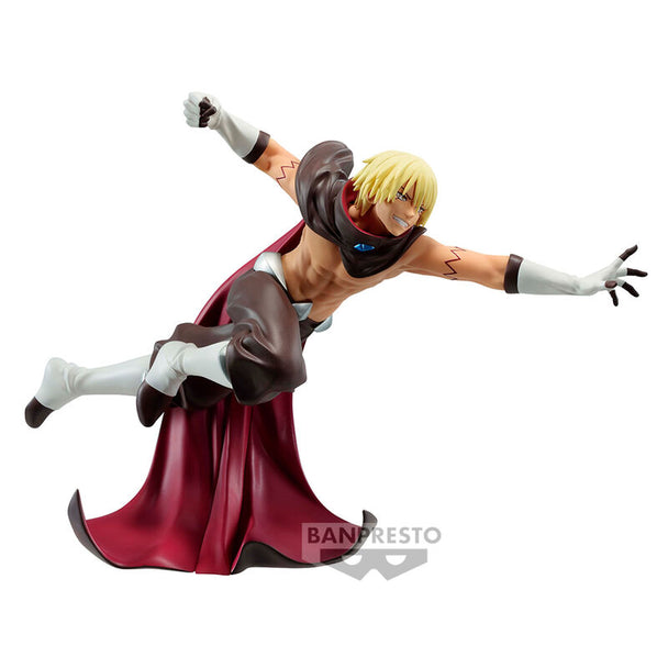 Vue latérale de la figurine Veldora montrant sa posture dynamique et sa finition soignée par BANPRESTO