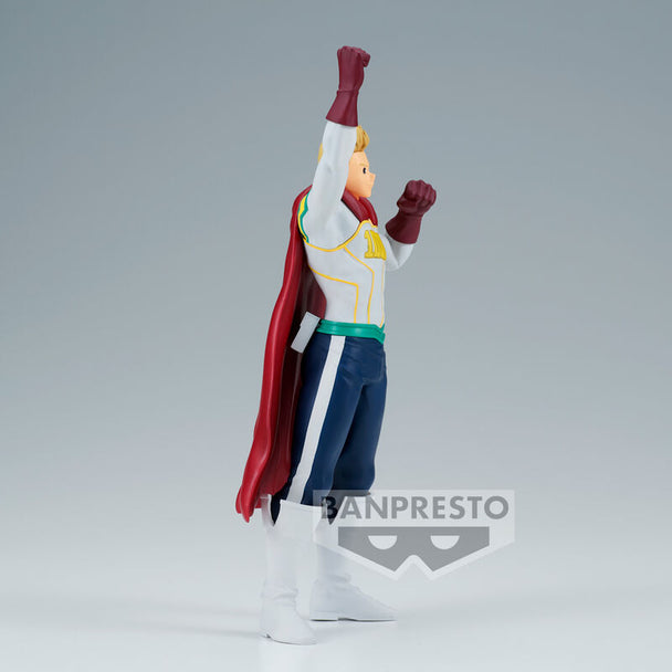 Profil gauche de la figurine Lemillion BANPRESTO montrant la posture dynamique