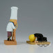 Figurine Zeff de One Piece WCF en position dynamique, hauteur 8 cm, finition BANPRESTO
